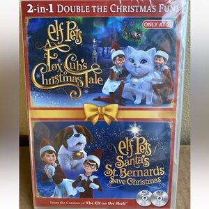 Elf Pets 2-in-1 A Fox Cub's Christmas Tale & Santa’s St. Bernards Save Christmas